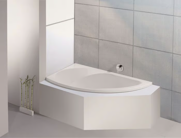 SPECTRA - Asymmetric built-in acrylic bathtub by Hoesch - view 3