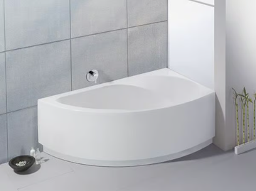 SPECTRA - Asymmetric corner acrylic bathtub by Hoesch - view 2
