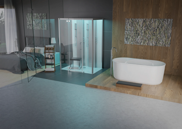 SPECTRA - Freestanding oval acrylic bathtub by Hoesch - view 3