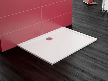 SAMAR - Rectangular acrylic shower tray by Hoesch - view 2