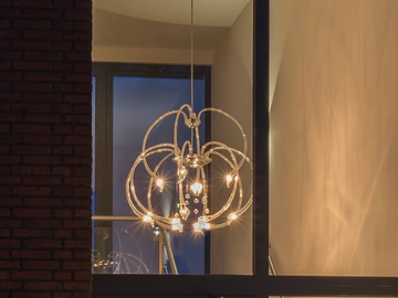 CHILL OUT H12 - Crystal pendant lamp by ILFARI - view 2