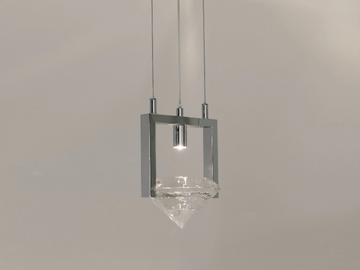 ELEMENTS OF LOVE H1 - LED - Metal pendant lamp with crystals by ILFARI - view 2