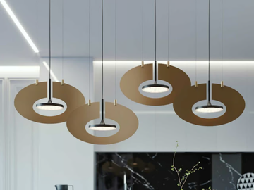 EYE IN THE SKY H4 MINI - LED Anodized aluminium pendant lamp by ILFARI - view 2