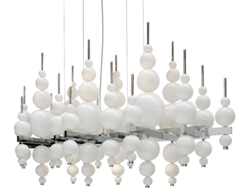 TEARS FROM MOON H22+3 - Glass pendant lamp by ILFARI - view 2