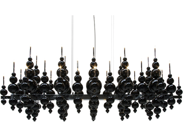 TEARS FROM MOON H34+4 - Glass pendant lamp by ILFARI - view 2