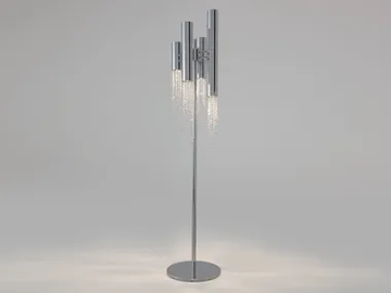 SEXY CRYSTALS F4+4 - Metal floor lamp with crystals by ILFARI - view 2