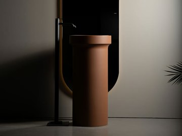 ARC - Freestanding round Solid Surface washbasin by INBANI - view 2