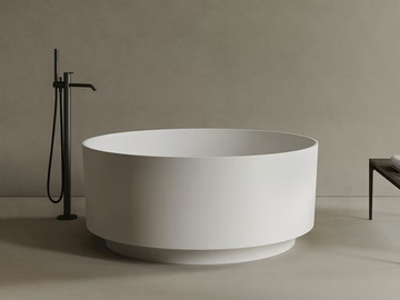 ARC - Freestanding round Solid Surface bathtub by INBANI - view 2