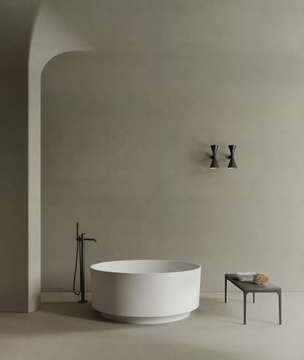 ARC - Freestanding round Solid Surface bathtub by INBANI - view 3