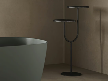 BIVIO - Metal side table by INBANI - view 2