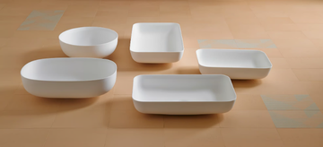 CERCLO - Countertop round Corian® washbasin by INBANI - view 3