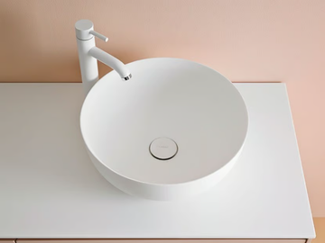 CERCLO - Countertop round Corian® washbasin by INBANI - view 2