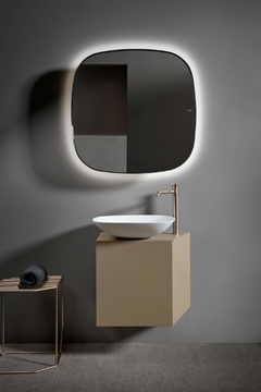 FORMA - Countertop rectangular Solid Surface washbasin by INBANI - view 3