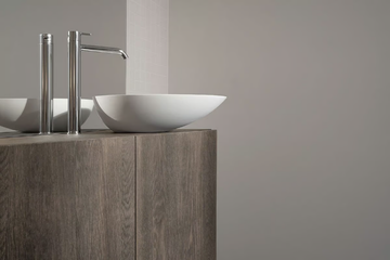 FORMA - Countertop round Solid Surface washbasin by INBANI - view 3