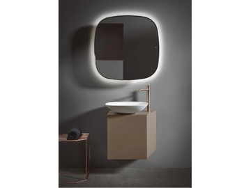 FORMA - Single wall-mounted wooden vanity unit by INBANI - view 3