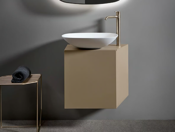 FORMA - Single wall-mounted wooden vanity unit by INBANI - view 2