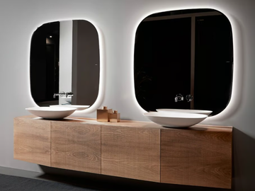 FORMA - Wall-mounted wooden vanity unit by INBANI - view 2