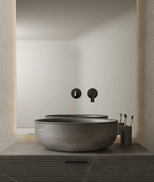 GRATE - Wall-mounted marble vanity unit by INBANI - view 3