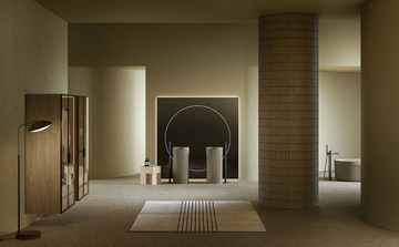 HERITAGE - Freestanding round Solid Surface washbasin by INBANI - view 3