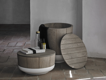 ORIGIN - Wooden bathroom stool by INBANI - view 2