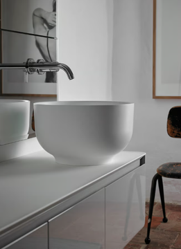 ORIGIN - Countertop round Solid Surface washbasin by INBANI - view 3