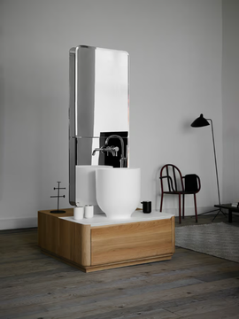 ORIGIN - Countertop round Solid Surface washbasin by INBANI - view 3