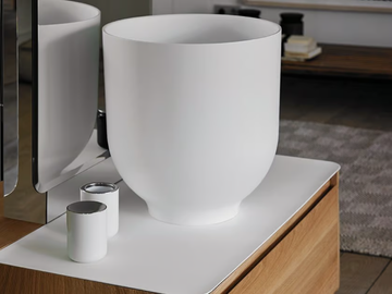 ORIGIN - Countertop round Solid Surface washbasin by INBANI - view 2