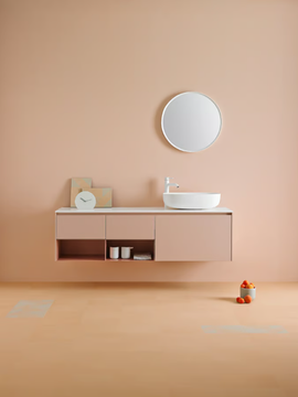 OVALO - Countertop oval Corian® washbasin by INBANI - view 3