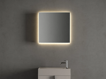 PARAL - Wall-mounted mirror with integrated lighting by INBANI - view 2