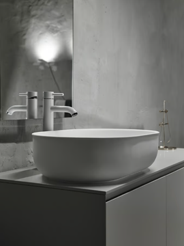 PRIME - Countertop oval Solid Surface washbasin by INBANI - view 3