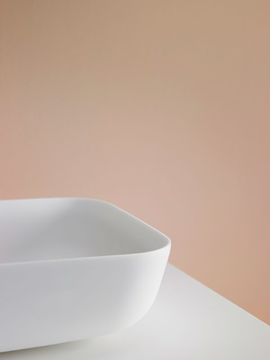 QUADRO - Countertop rectangular Corian® washbasin by INBANI - view 3