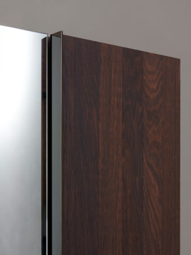 STRATO - Sectional floorstanding wooden bathroom cabinet with mirror by INBANI - view 3