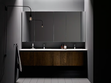 STRATO - Sectional wooden vanity unit with doors by INBANI - view 2