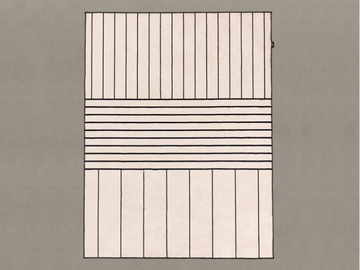 TATAMI - Rectangular striped polyamide rug by INBANI - view 2
