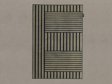 TATAMI - Rectangular striped polyamide rug by INBANI - view 2