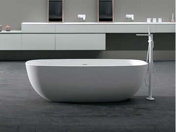 TEMPLE - Freestanding Solid Surface bathtub by INBANI - view 2