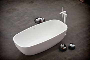 TEMPLE - Freestanding Solid Surface bathtub by INBANI - view 3