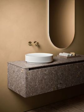 ARC - Countertop round Solid Surface washbasin by INBANI - view 3
