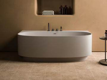 ARC160 - Oval Topsolid bathtub by INBANI - view 2