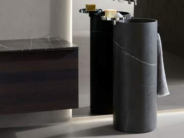 GIRO - Freestanding round marble washbasin by INBANI - view 2