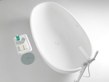GOUT - Oval Solid Surface bathtub by INBANI - view 2