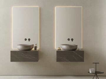 GRATE - Wall-mounted marble vanity unit by INBANI - view 2