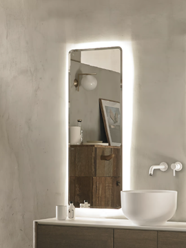 ORIGIN - Rectangular bathroom mirror with integrated lighting by INBANI - view 3