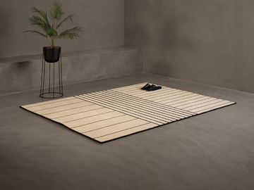 TATAMI - Rectangular striped polyamide rug by INBANI - view 3