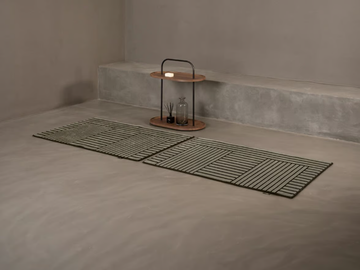 TATAMI - Rectangular striped polyamide rug by INBANI - view 3