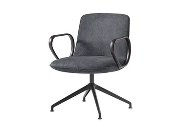 KORI - Swivel fabric office chair with armrests by INCLASS - view 2