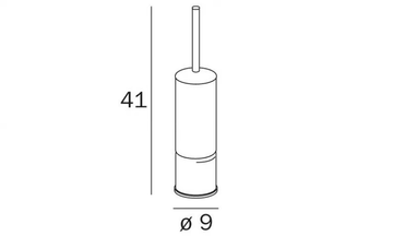 A3814A - Toilet brush by INDA® - view 3