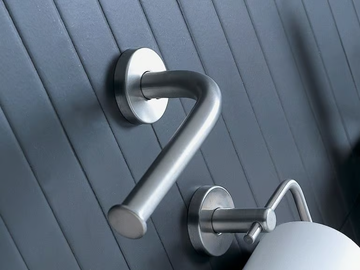 INOX - Stainless steel toilet roll holder by INDA® - view 2