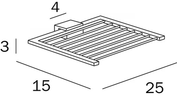 LOGIC - Wall-mounted soap dish by INDA® - view 3