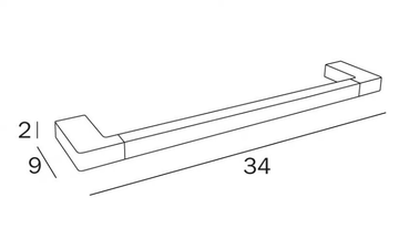 NEW EUROPE - Towel rail by INDA® - view 3